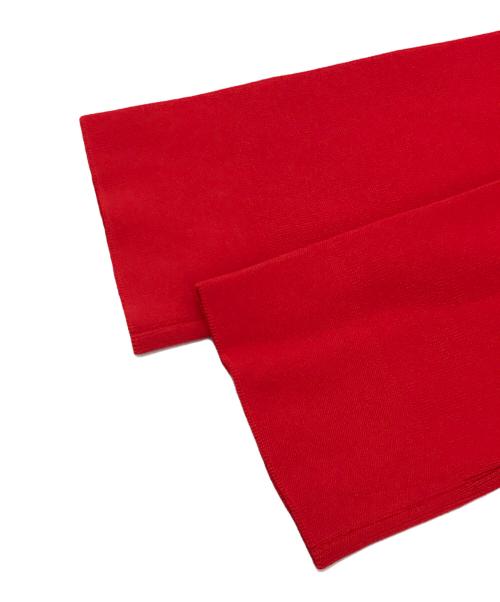 daisy lin for foxey（デイジーリン フォー フォクシー）daisy lin for foxey (デイジーリン フォー フォクシー) ボートネックニットプルオーバー レッド サイズ:40の古着・服飾アイテム