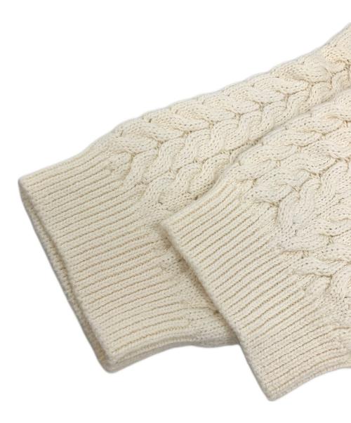 FOXEY（フォクシー）FOXEY (フォクシー) シルク混ショートスリーブカーディガン アイボリー サイズ:40の古着・服飾アイテム