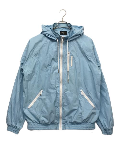 Unknown london（アンノウンロンドン）Unknown london (アンノウンロンドン) RIPSTOP NYLON JACKET スカイブルー サイズ:XLの古着・服飾アイテム