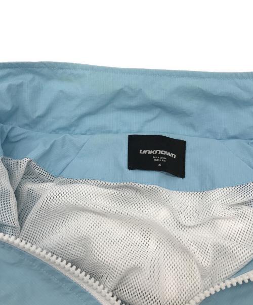 Unknown london（アンノウンロンドン）Unknown london (アンノウンロンドン) RIPSTOP NYLON JACKET スカイブルー サイズ:XLの古着・服飾アイテム