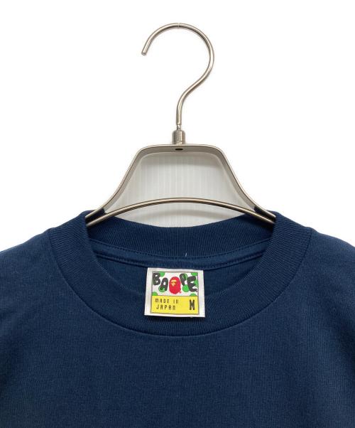 BAPE BY A BATHING APE（ベイプバイアベイシングエイプ）BAPE BY A BATHING APE (ベイプバイアベイシングエイプ) BAPEロゴプリントTシャツ ブラック サイズ:Mの古着・服飾アイテム