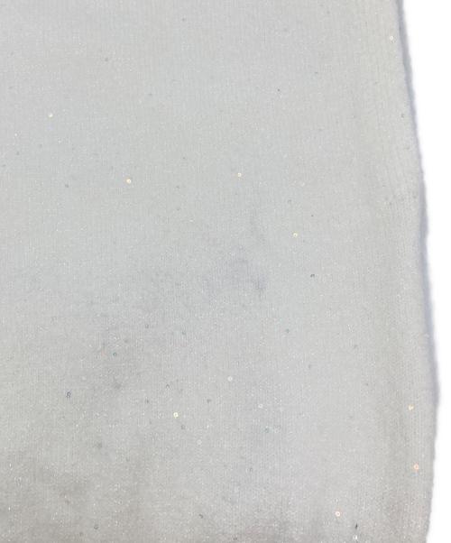 maison de Dolce.（メゾンドドルチェ）maison de Dolce. (メゾンドドルチェ) トゥインクルニット ホワイト サイズ:Fの古着・服飾アイテム