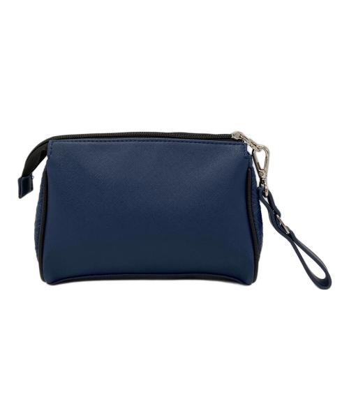 Salvatore Ferragamo（サルヴァトーレ フェラガモ）Salvatore Ferragamo (サルヴァトーレ フェラガモ) EVAAIR ポーチ ブルーの古着・服飾アイテム