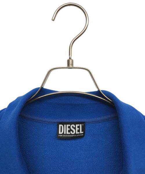 DIESEL（ディーゼル）DIESEL (ディーゼル) ロゴ半袖スウェットシャツ ネイビー サイズ:XLの古着・服飾アイテム