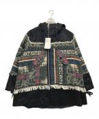 sacaiサカイ）の古着「Eric Haze Jacquard Hooded Blouson」｜ネイビー