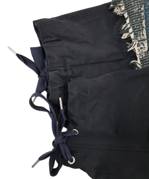 sacai（サカイ）sacai (サカイ) Eric Haze Jacquard Hooded Blouson ネイビー サイズ:1の古着・服飾アイテム