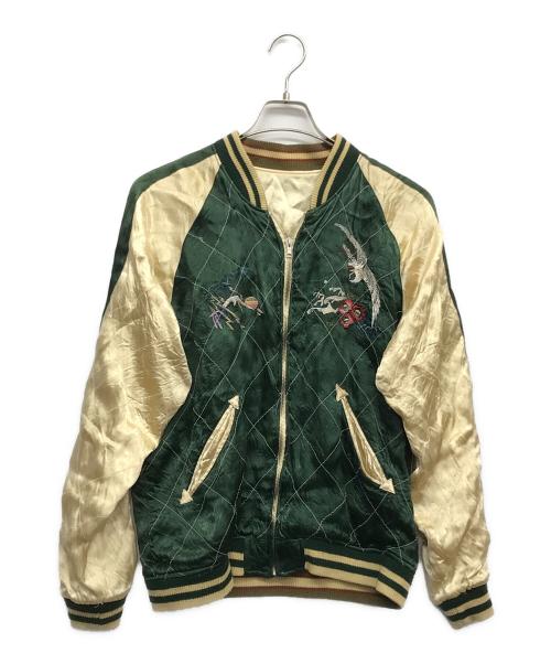 CHIKIRIYA（チキリヤ）CHIKIRIYA (チキリヤ) スカジャン グリーン サイズ:Mの古着・服飾アイテム