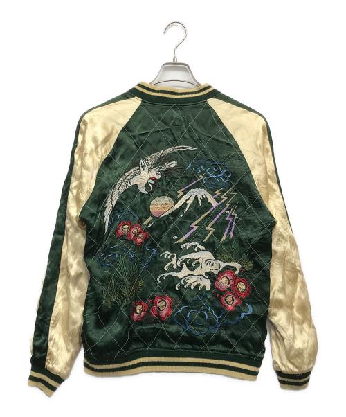 CHIKIRIYA（チキリヤ）CHIKIRIYA (チキリヤ) スカジャン グリーン サイズ:Mの古着・服飾アイテム