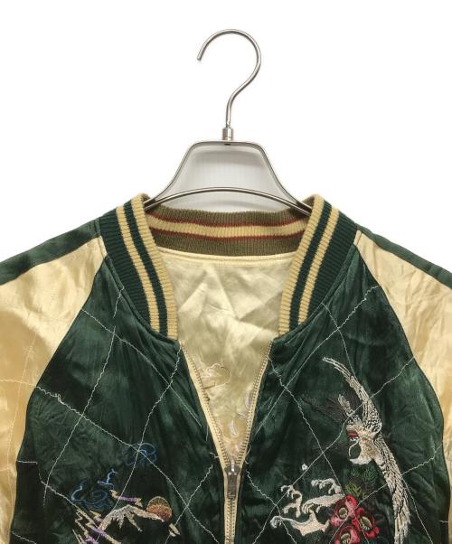 CHIKIRIYA（チキリヤ）CHIKIRIYA (チキリヤ) スカジャン グリーン サイズ:Mの古着・服飾アイテム