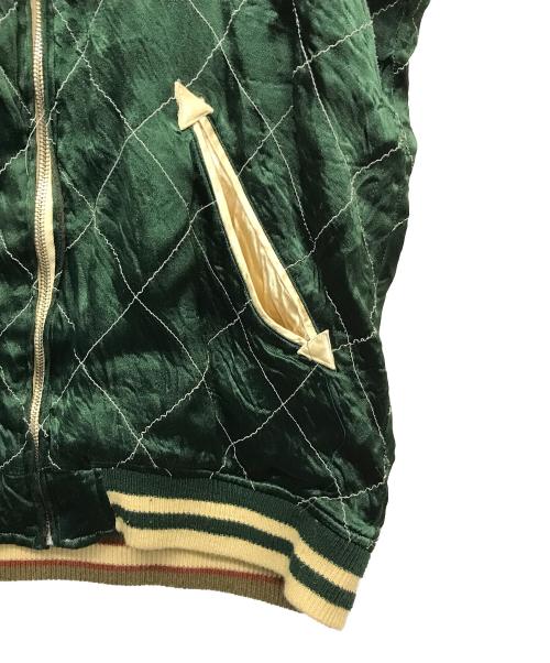 CHIKIRIYA（チキリヤ）CHIKIRIYA (チキリヤ) スカジャン グリーン サイズ:Mの古着・服飾アイテム