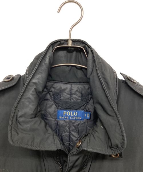 POLO RALPH LAUREN（ポロ・ラルフローレン）POLO RALPH LAUREN (ポロ・ラルフローレン) M-65ナイロンジャケット ブラック サイズ:Sの古着・服飾アイテム