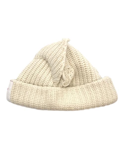 CHARLES JEFFREY LOVERBOY（チャールズ ジェフリー ラバーボーイ）Charles Jeffrey LOVERBOY (チャールズ ジェフリー ラバーボーイ) ニット帽 ベージュの古着・服飾アイテム