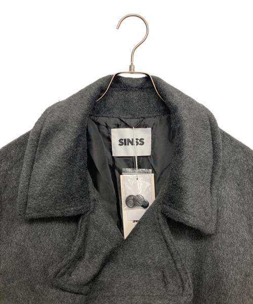 SINSS（シンス）SINSS (シンス) シャギーオーバーサイズコート グレー サイズ:M 未使用品の古着・服飾アイテム