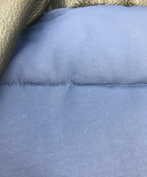 Hysteric Glamour（ヒステリックグラマー）Hysteric Glamour (ヒステリックグラマー) プリマロフトレザー切替ダウンジャケット ブラック サイズ:Mの古着・服飾アイテム