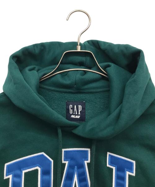 GAP（ギャップ）GAP (ギャップ) PALCE コラボパーカー グリーン サイズ:XSの古着・服飾アイテム