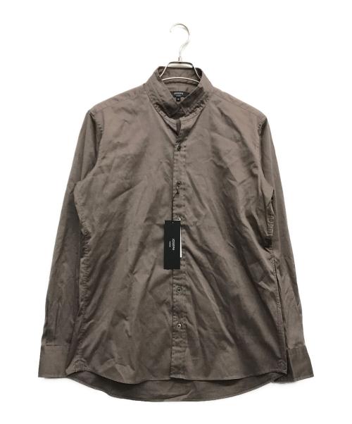 JOSEPH HOMME（ジョゼフ オム）JOSEPH HOMME (ジョゼフ オム) 80/2 オックス ウイングカラーシャツ ブラウン サイズ:50の古着・服飾アイテム