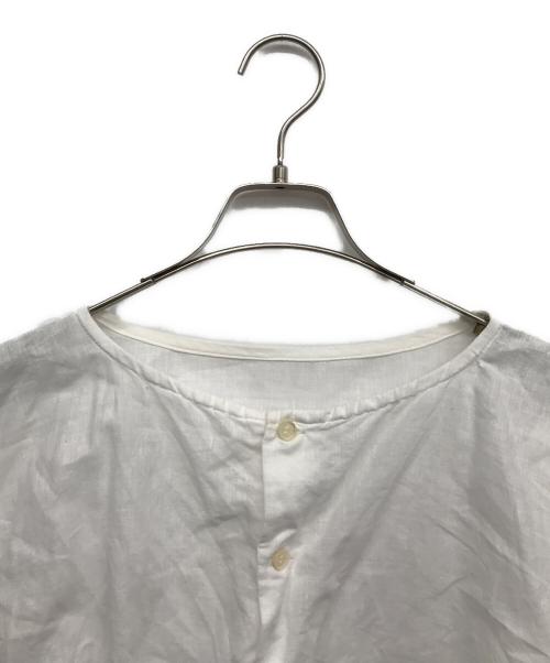 nest Robe（ネストローブ）nest Robe (ネストローブ) キャンディスリーブ2wayボレロブラウス ホワイト サイズ:Fの古着・服飾アイテム