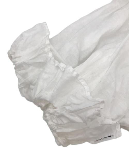 nest Robe（ネストローブ）nest Robe (ネストローブ) キャンディスリーブ2wayボレロブラウス ホワイト サイズ:Fの古着・服飾アイテム