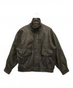 DAVID TAYLORデヴィット テイラー）の古着「レザージャケット」｜ブラウン