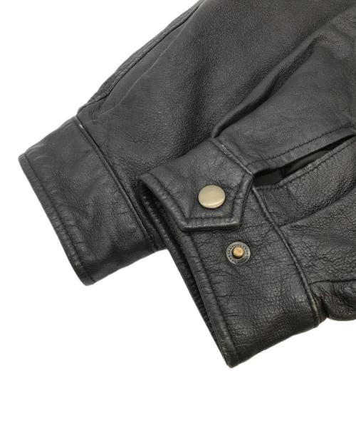 DAVID TAYLOR（デヴィット テイラー）DAVID TAYLOR (デヴィット テイラー) レザージャケット ブラウン サイズ:Lの古着・服飾アイテム