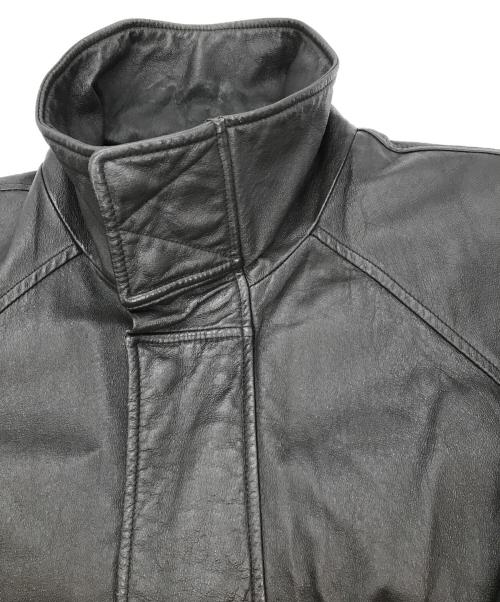 DAVID TAYLOR（デヴィット テイラー）DAVID TAYLOR (デヴィット テイラー) レザージャケット ブラウン サイズ:Lの古着・服飾アイテム