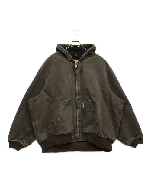 CarHartt（カーハート）CarHartt (カーハート) アクティブジャケット ブラウン サイズ:4XLの古着・服飾アイテム