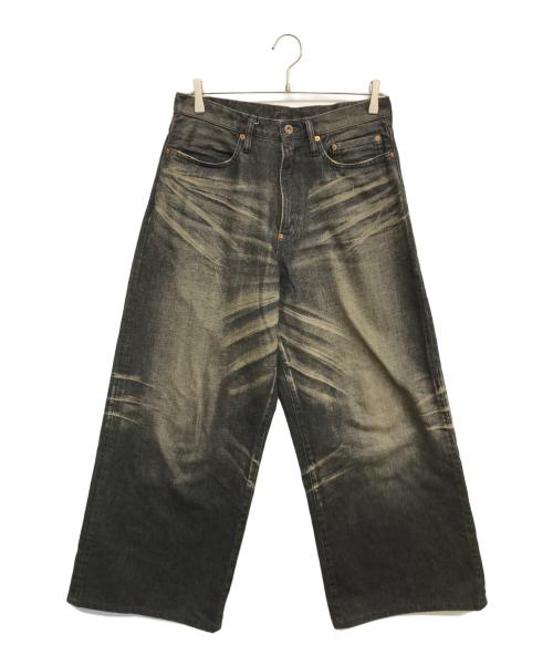 SUGARHILL（シュガーヒル）SUGARHILL (シュガーヒル) FUTUER ARCHIVE デニムバギーパンツ ブラック サイズ:32の古着・服飾アイテム