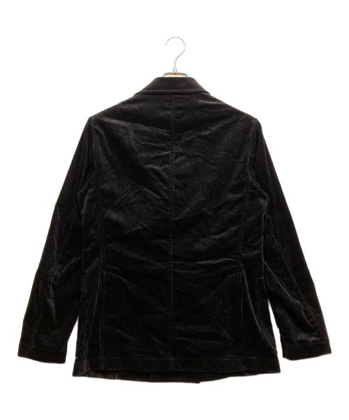 TOMORROW LAND（トゥモローランド）TOMORROW LAND (トゥモローランド) コットンコーデュロイ ダブルブレステッド6Bジャケット ブラック サイズ:44 未使用品の古着・服飾アイテム