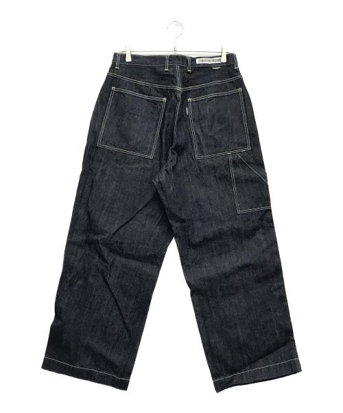 UNIVERSAL PRODUCTS.（ユニバーサルプロダクツ）UNIVERSAL PRODUCTS. (ユニバーサルプロダクツ) CANTON (キャントン) ダブルニーデニムパンツ インディゴ サイズ:3の古着・服飾アイテム