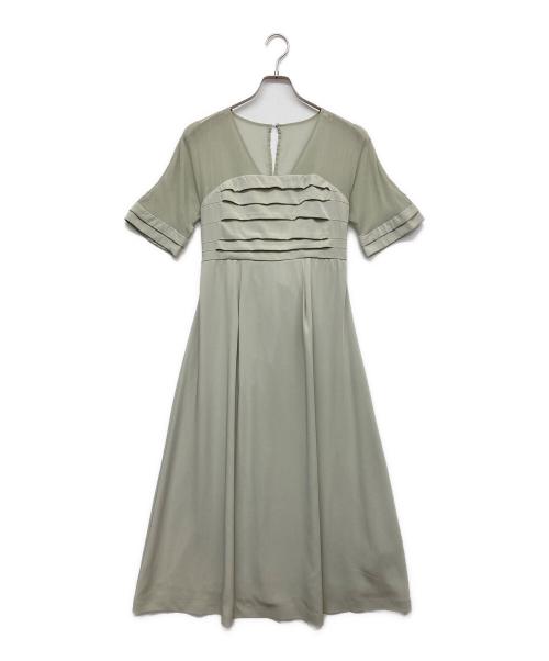 Lily Brown（リリーブラウン）Lily Brown (リリーブラウン) シアータックドレス グリーン サイズ:1の古着・服飾アイテム
