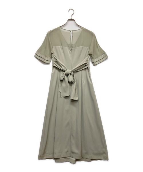 Lily Brown（リリーブラウン）Lily Brown (リリーブラウン) シアータックドレス グリーン サイズ:1の古着・服飾アイテム