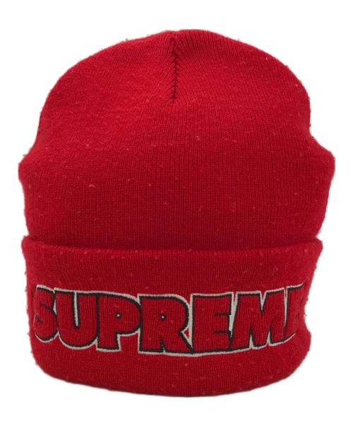 SUPREME（シュプリーム）Supreme (シュプリーム) OUTLINE BEANIE レッドの古着・服飾アイテム