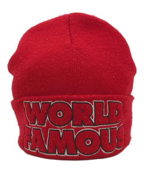 SUPREME（シュプリーム）Supreme (シュプリーム) OUTLINE BEANIE レッドの古着・服飾アイテム