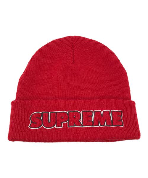 SUPREME（シュプリーム）Supreme (シュプリーム) OUTLINE BEANIE レッドの古着・服飾アイテム