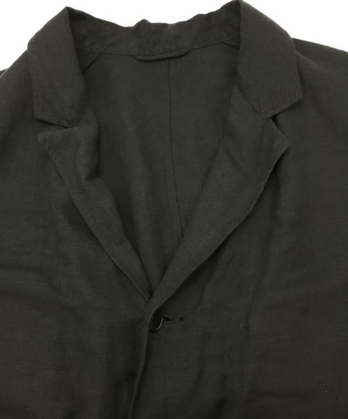 COMOLI（コモリ）COMOLI (コモリ) ヴィスコースリネン ジャケット ブラック サイズ:3の古着・服飾アイテム