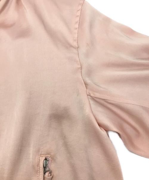 YSTRDY'S TMRRW（イエスタデイズトゥモロウ）YSTRDY'S TMRRW (イエスタデイズトゥモロウ) MA-1ジャケット ピンク サイズ:Mの古着・服飾アイテム