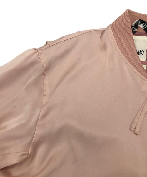 YSTRDY'S TMRRW（イエスタデイズトゥモロウ）YSTRDY'S TMRRW (イエスタデイズトゥモロウ) MA-1ジャケット ピンク サイズ:Mの古着・服飾アイテム