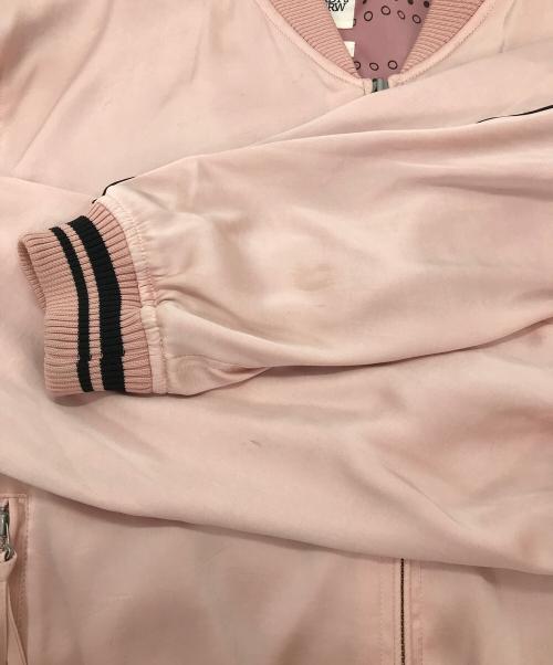 YSTRDY'S TMRRW（イエスタデイズトゥモロウ）YSTRDY'S TMRRW (イエスタデイズトゥモロウ) MA-1ジャケット ピンク サイズ:Mの古着・服飾アイテム