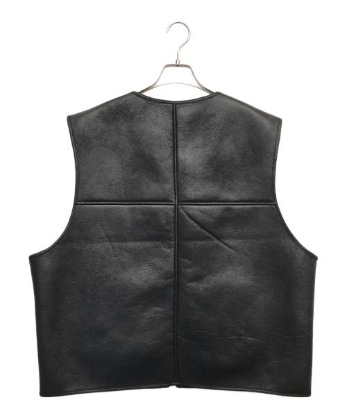 SUPREME（シュプリーム）SUPREME (シュプリーム) REVERSIBLE FAUX SHEARLING WORK VEST ブラック サイズ:XLの古着・服飾アイテム