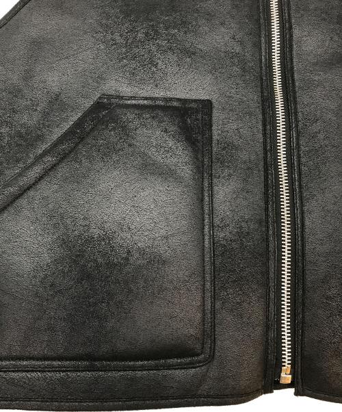 SUPREME（シュプリーム）SUPREME (シュプリーム) REVERSIBLE FAUX SHEARLING WORK VEST ブラック サイズ:XLの古着・服飾アイテム