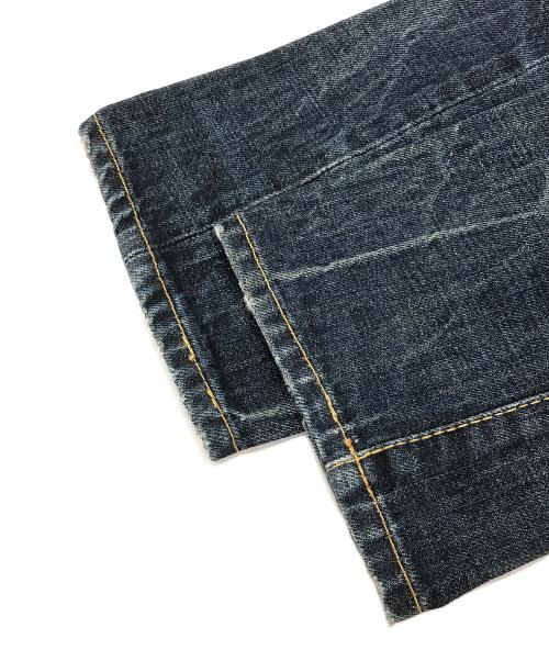 DSQUARED2（ディースクエアード）DSQUARED2 (ディースクエアード) クラッシュ加工STRAIGHT DENIM PANTS インディゴ サイズ:44の古着・服飾アイテム