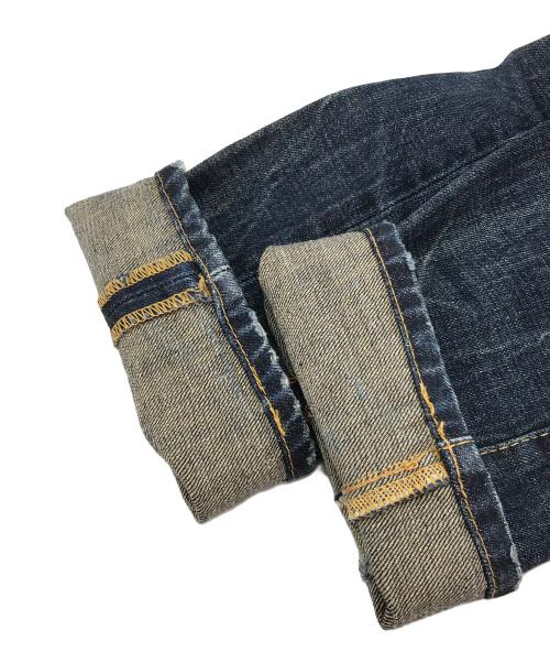 DSQUARED2（ディースクエアード）DSQUARED2 (ディースクエアード) クラッシュ加工STRAIGHT DENIM PANTS インディゴ サイズ:44の古着・服飾アイテム