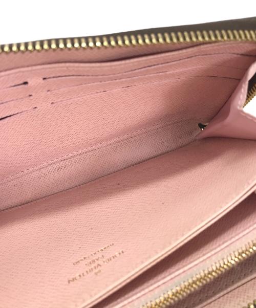LOUIS VUITTON（ルイ ヴィトン）LOUIS VUITTON (ルイ ヴィトン) ジッピー・ウォレット ローズ・バレリーヌ ブラウンの古着・服飾アイテム