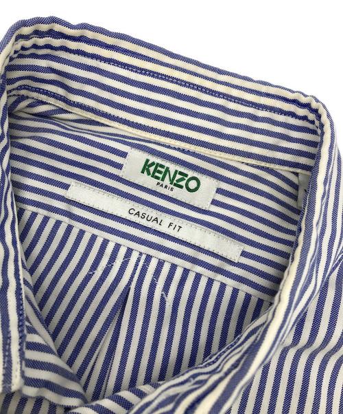 KENZO（ケンゾー）KENZO (ケンゾー) ストライプシャツ ブルー サイズ:XSの古着・服飾アイテム