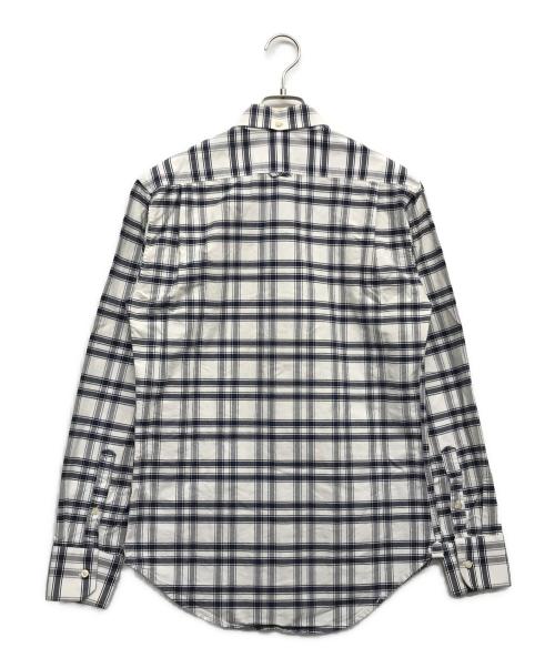 THOM BROWNE. NEW YORK（トムブラウン ニューヨーク）THOM BROWNE. NEW YORK (トムブラウンニューヨーク) ボタンダウンシャツ ブルー サイズ:１の古着・服飾アイテム