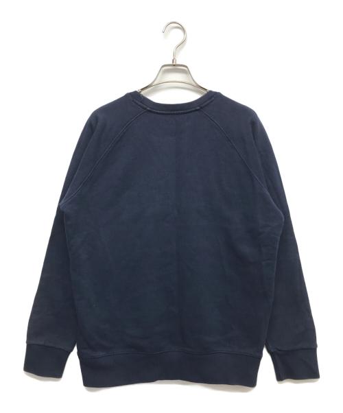 maison kitsune（メゾンキツネ）MAISON KITSUNE (メゾンキツネ) スウェット ネイビー サイズ:Mの古着・服飾アイテム