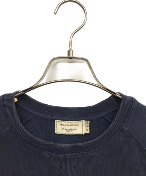 maison kitsune（メゾンキツネ）MAISON KITSUNE (メゾンキツネ) スウェット ネイビー サイズ:Mの古着・服飾アイテム