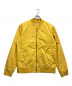 NUDIE JEANSヌーディー・ジーンズ）の古着「アレキサンダーボンバージャケット」｜イエロー