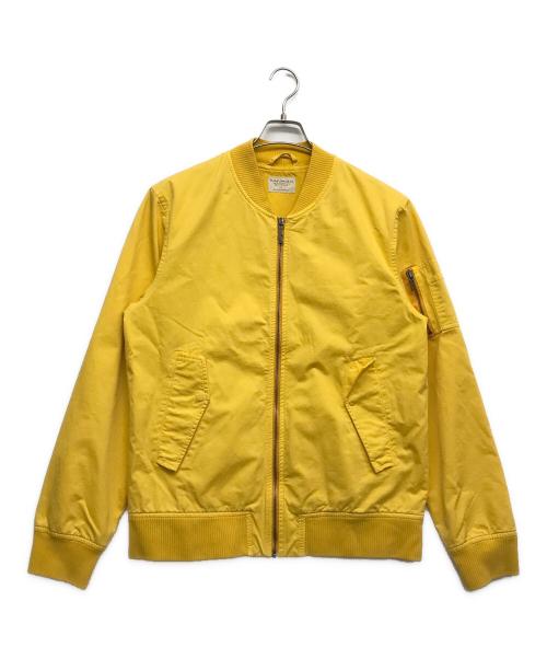 NUDIE JEANS（ヌーディー・ジーンズ）NUDIE JEANS (ヌーディー・ジーンズ) アレキサンダーボンバージャケット イエロー サイズ:Mの古着・服飾アイテム