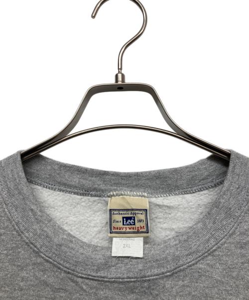 LEE（リー）LEE (リー) 刺繍スウェット グレー サイズ:2XLの古着・服飾アイテム